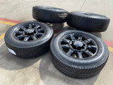 20" GMC Sierra AT4X 2500 3500 OEM 14137 5963 wheels rims Silverado MICHELIN Texas Truck Tire