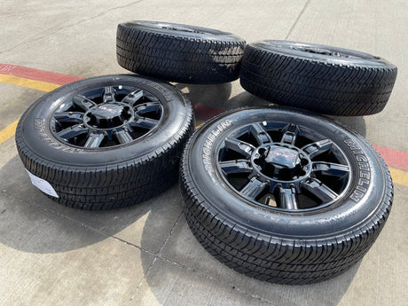 20" GMC Sierra AT4X 2500 3500 OEM 14137 5963 wheels rims Silverado MICHELIN Texas Truck Tire
