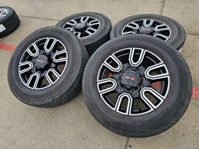 20" GMC Sierra AT4 2500 3500 OEM wheels rims 5950 Silverado MICHELIN Texas Truck Tire