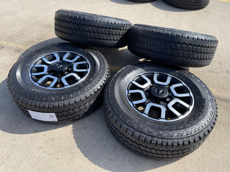 18" Ram 2500 3500 LARAMIE OEM 2694 wheels rims 2024 2025 2026 BRIDGESTONE A/T Texas Truck Tire