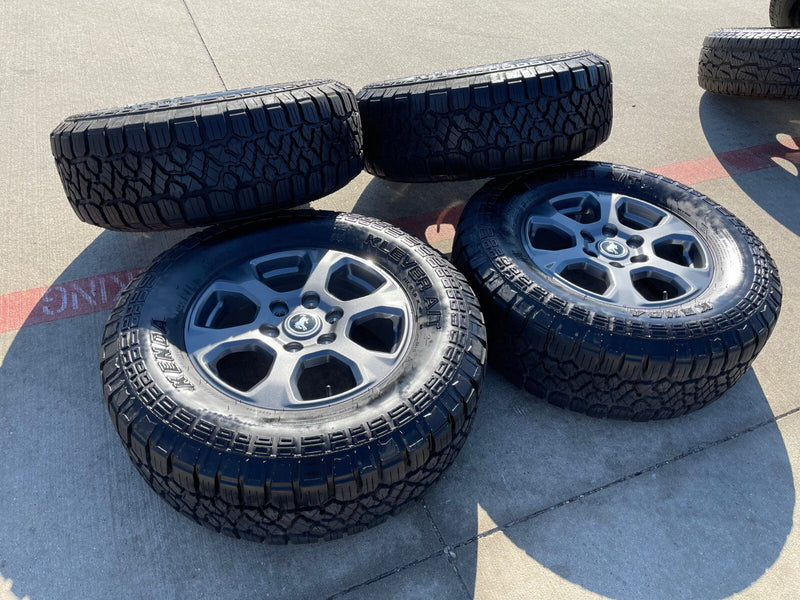 17" Ford Bronco Big Bend wheels rims 10384 OEM Ranger tires KENDA Texas Truck Tire