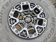 (5) 17" Ford F-150 Raptor R OEM BEADLOCK rims wheels 2024 2025 2026 BFG NEW Texas Truck Tire