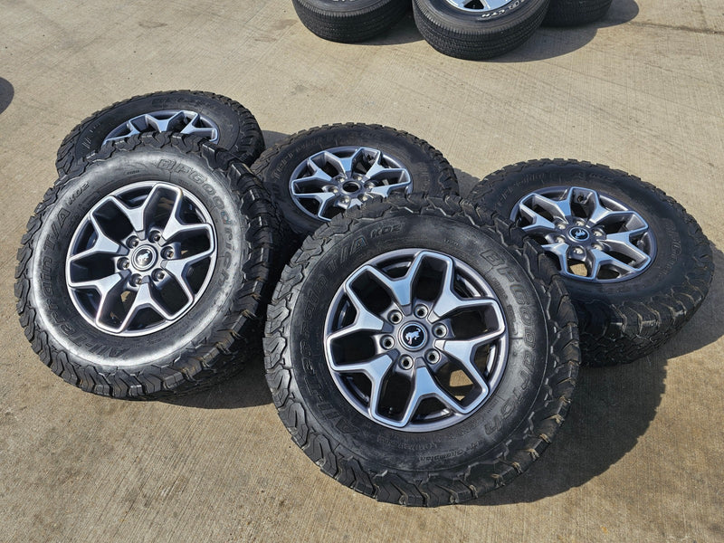 17" Ford Bronco wheels rims SASQUATCH 95229 10387 Ranger BFG KO2 A/T Texas Truck Tire