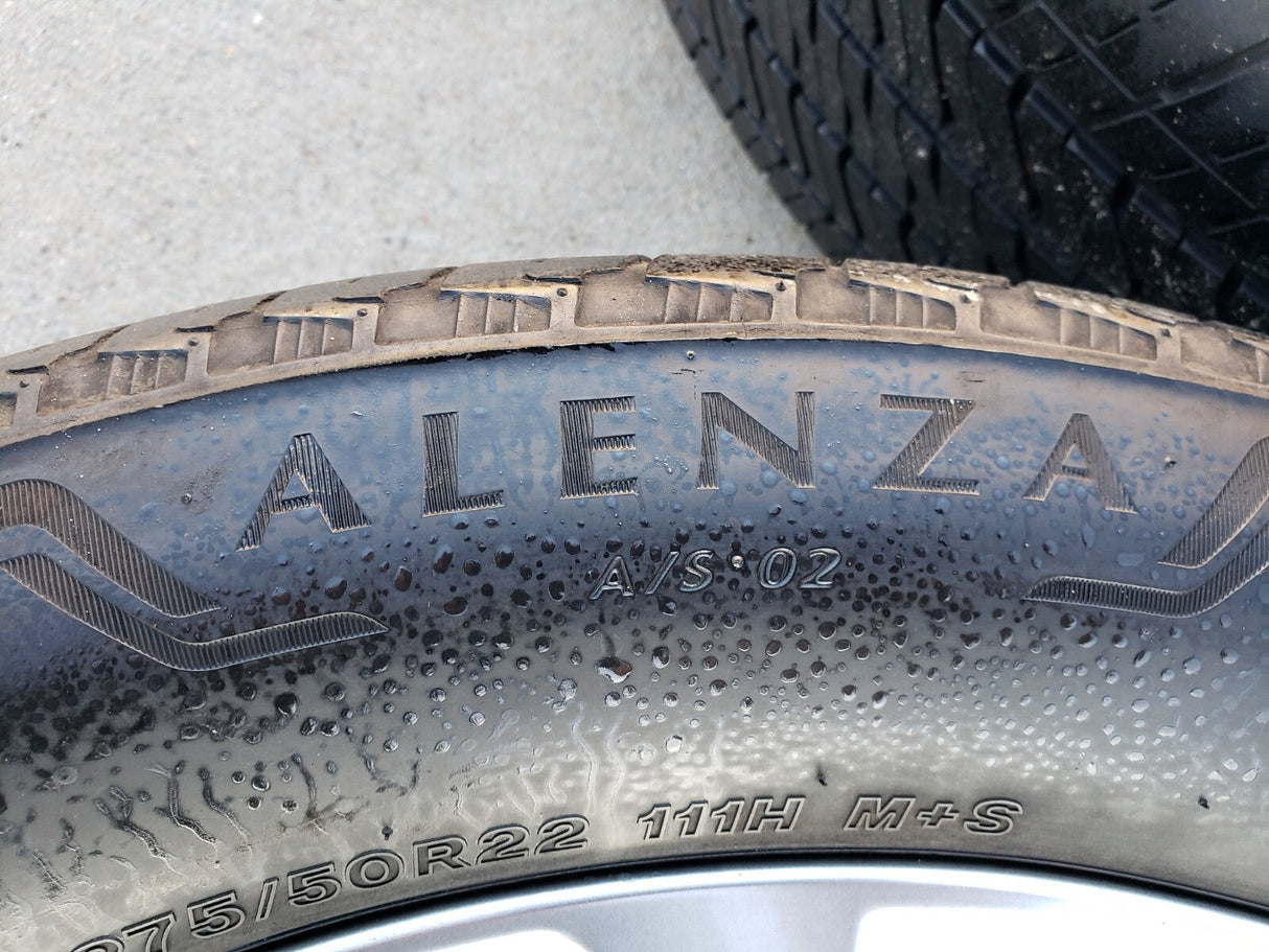 22" Infiniti QX80 QX56 Nissan Titan OEM 62799 73770 wheels rims tires Texas Truck Tire