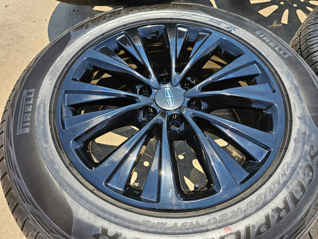 20" Lincoln Navigator OEM rims wheels 10024 tires 2015 2016 2017 2018 2020 2021 Texas Truck Tire