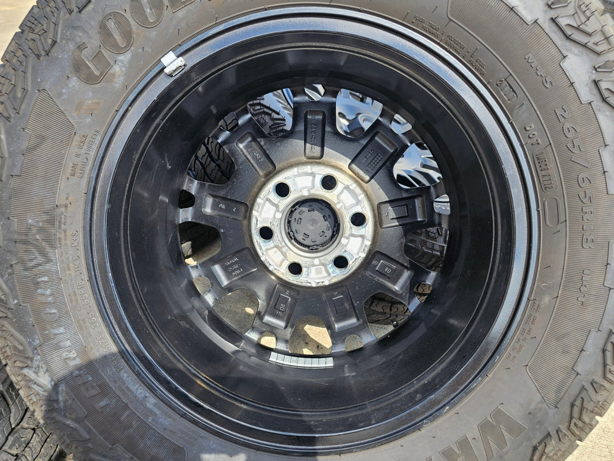18" Toyota Tacoma 4Runner TRD Pro OEM 95973 wheels rims 2025 2026 GOODYEAR A/T Texas Truck Tire
