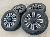 20" GMC Sierra AT4X 2500 3500 OEM wheels rims 5958 14138 Chevy Silverado FALKEN Texas Truck Tire