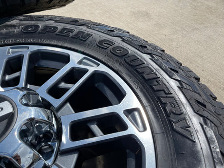 20" Ford F-250 F-350 OEM 10302 10483 LIMITED wheels rims 2024 2025 2026 TOYO 35" Texas Truck Tire
