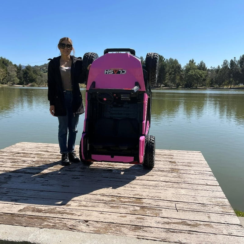 TOUCH TV 24V CLASH UTV RIDE ON MEGA BUGGY CAN AM ALL-TERRAIN VEHICLE DOUBLE SEAT 4WD LARGEST