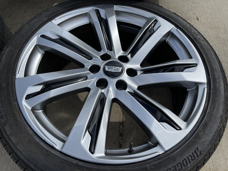 24" Cadillac Escalade V OEM wheels rims 2024 2025 2026 BRIDGESTONE DISCOUNTED Texas Truck Tire
