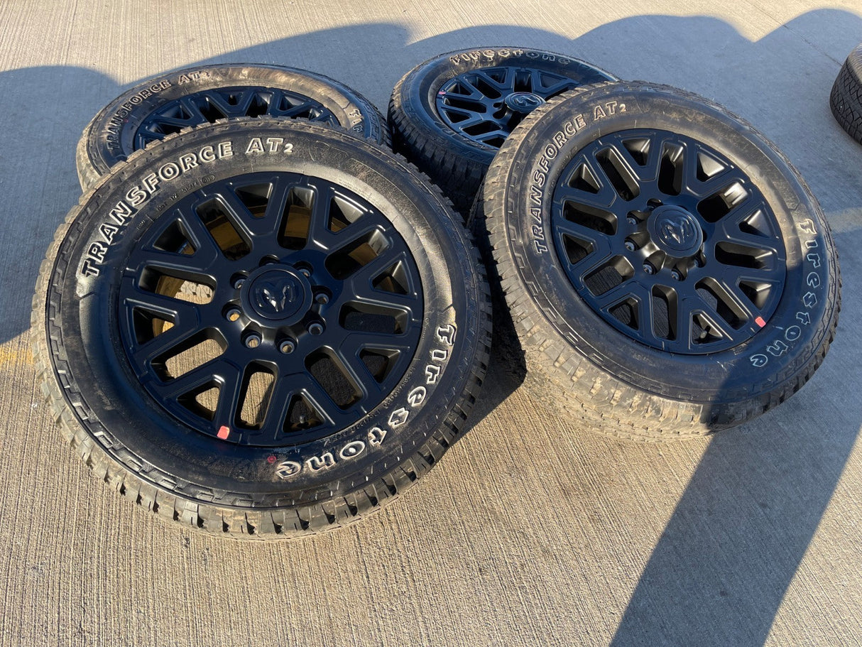 20" Dodge Ram 2500 3500 LARAMIE OEM 51649 wheels rims 2025 2026 Texas Truck Tire
