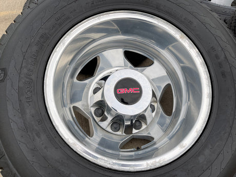 17" GMC Sierra Chevy Silverado 3500 Dually rims wheels OEM 5519 5520 DISCOUNTED Texas Truck Tire
