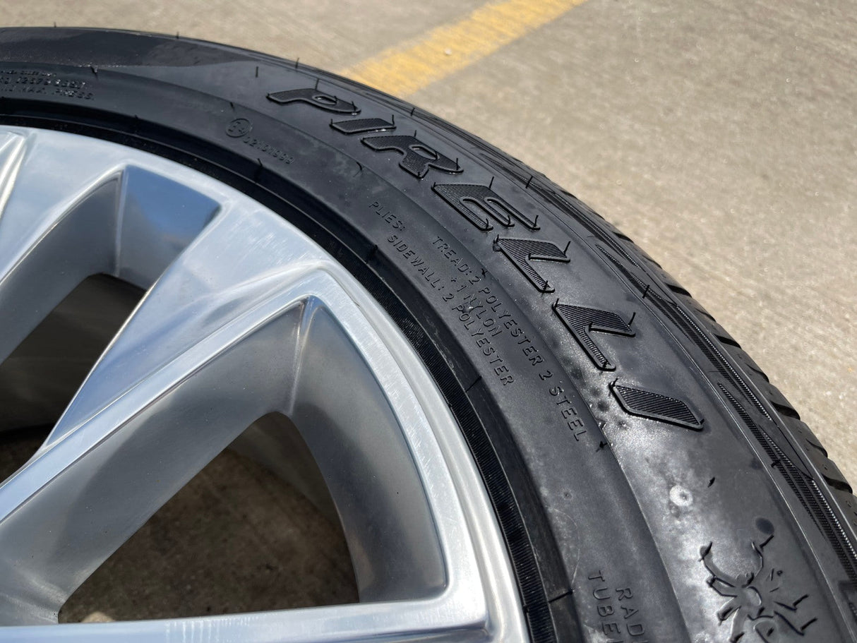 20" Chevy Tahoe Silverado LTZ 5920 OEM wheels rims Yukon 2025 2026 PIRELLI NEW Texas Truck Tire