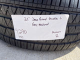 21" Jeep Grand Cherokee L OEM wheels rims 9290 Durango 2024 2025 2026 NEW Texas Truck Tire