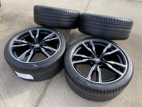 22" BMW X5 X6 X7 OEM 86470 86473 Series wheels rims PIRELLI NEW 2024 2025 2026 Texas Truck Tire