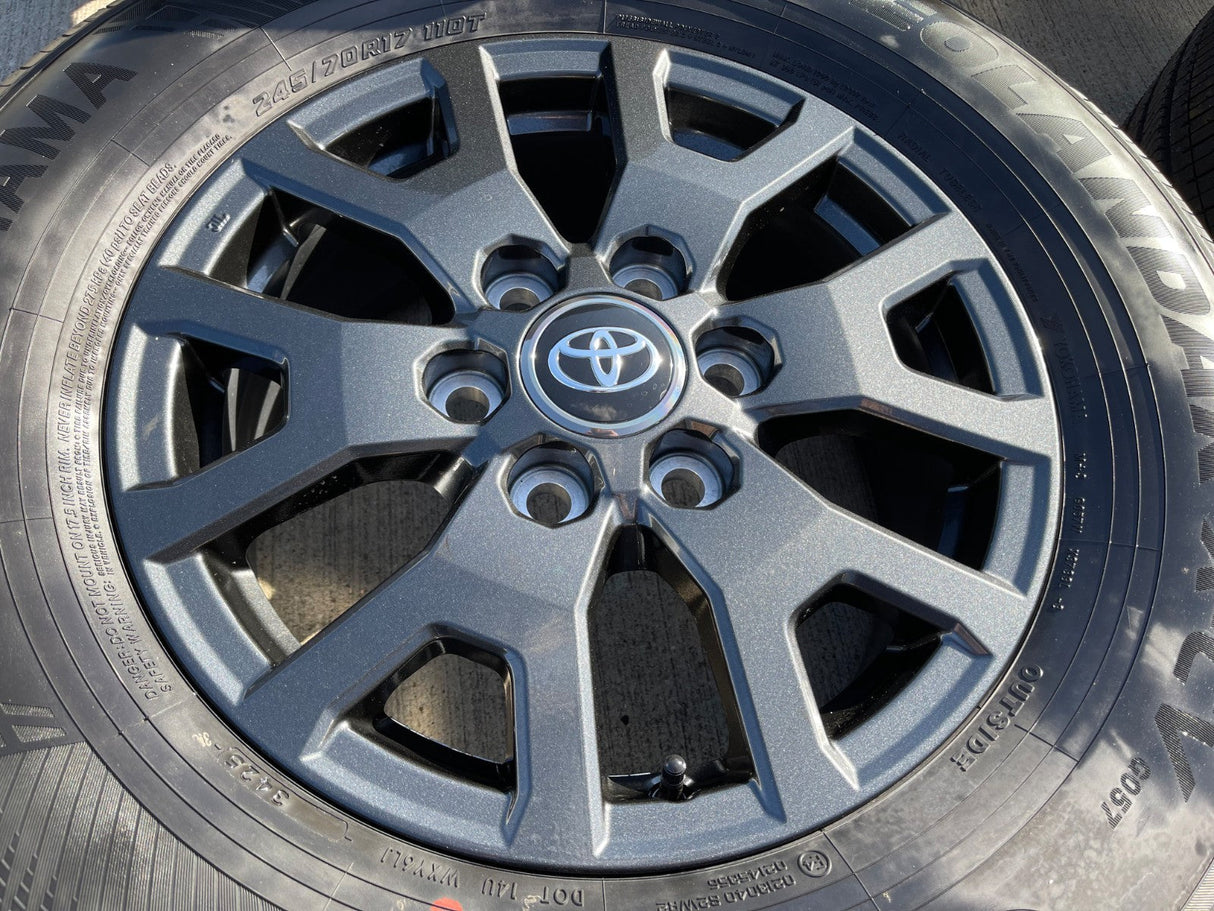 17" Toyota 4Runner Tacoma TRD OEM 94254 10637 wheels rims 2024 2025 2026 NEW Texas Truck Tire