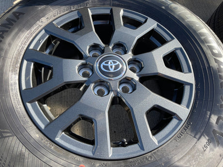 17" Toyota 4Runner Tacoma TRD OEM 94254 10637 wheels rims 2024 2025 2026 NEW Texas Truck Tire