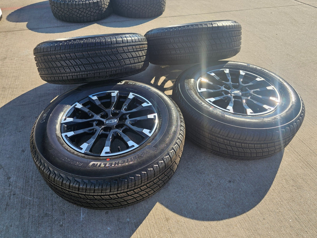 18" Chevy Traverse Blazer Z71 GMC Acadia OEM 14154 wheels rims 2025 2026 NEW Texas Truck Tire