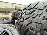 18" Toyota Tundra TRD BBS FORGED OEM black 95458 wheels rims Sequoia FALKEN A/T3 Texas Truck Tire