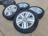 20" VW Atlas OEM wheels rims tires gray 70029 Audi Q7 Q8 2020 2021 2022 2023 Texas Truck Tire