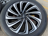 22" Lincoln Navigator OEM 10666 rims wheels BLACK LABEL 2025 2026 BRIDGESTONE Texas Truck Tire