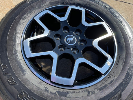 18" Ford Bronco wheel rim 95213 10389 Ranger spare 2022 2023 2024 2025 2026 Texas Truck Tire