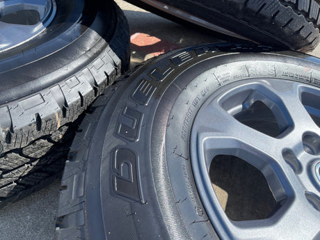17" Ford Bronco HERITAGE wheels rims OEM tires NEW 10384 NEW Texas Truck Tire