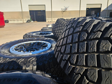 17" Ford Bronco SASQUATCH wheels rims BEADLOCK 10388 Ranger GOODYEAR M/T Texas Truck Tire