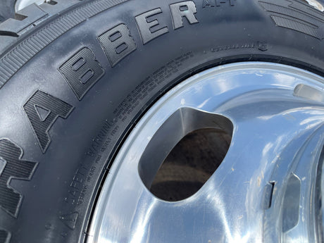 17" Ford F-350 Dually OEM 10477 10478 rims wheels 2024 2025 2026 GENERAL A/T NEW Texas Truck Tire