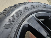 18" Jeep Wrangler Sahara OEM 9221 9255 wheels rims 2020 2021 2022 2023 2024 2025 Texas Truck Tire