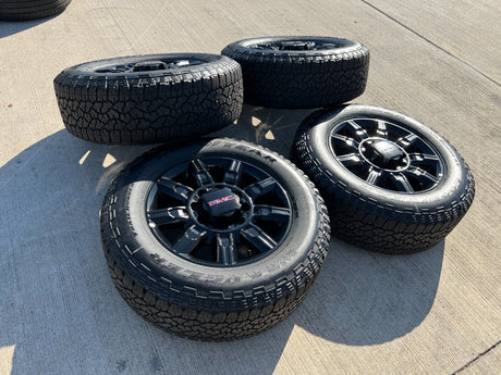 20" GMC Sierra DENALI 2500 3500 OEM 14137 5963 wheels rims Silverado 2025 NEW Texas Truck Tire