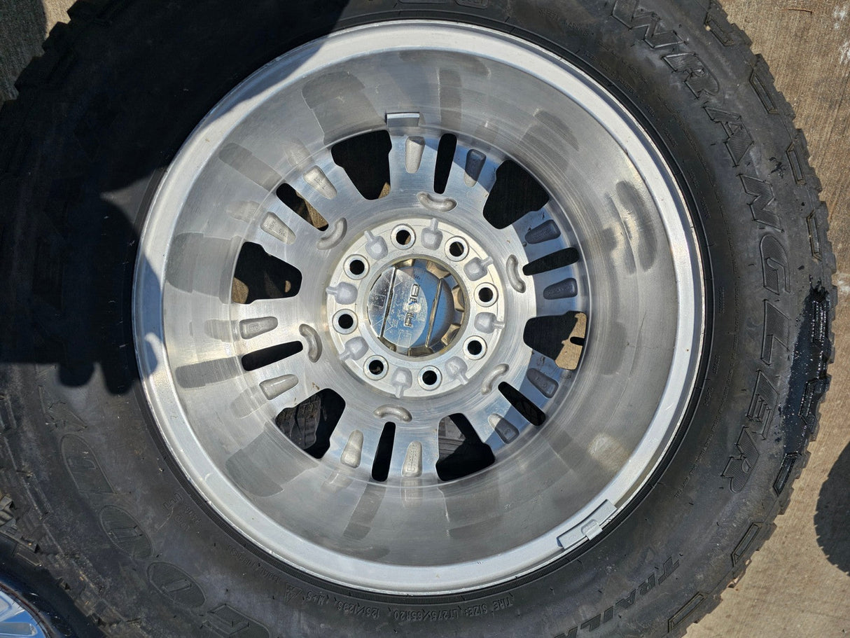 20" GMC Sierra Denali 2500 3500 OEM 5957 wheels rims tires 2024 2025 2026 NEW Texas Truck Tire