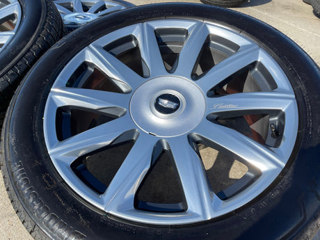 22" Cadillac Escalade Platinum OEM 95078 wheels rims 2023 2024 2025 2026 NEW Texas Truck Tire