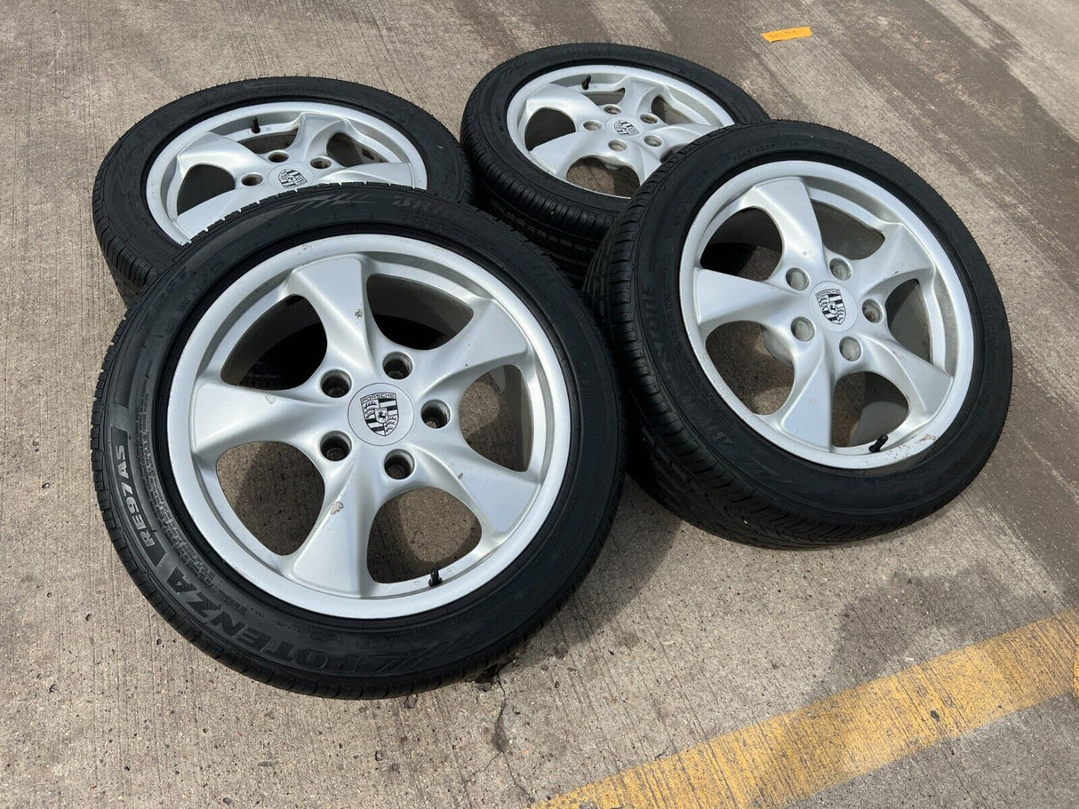 17" Porsche Boxster OEM wheels rims 67258 67259 tires DISCOUNTED Texas Truck Tire