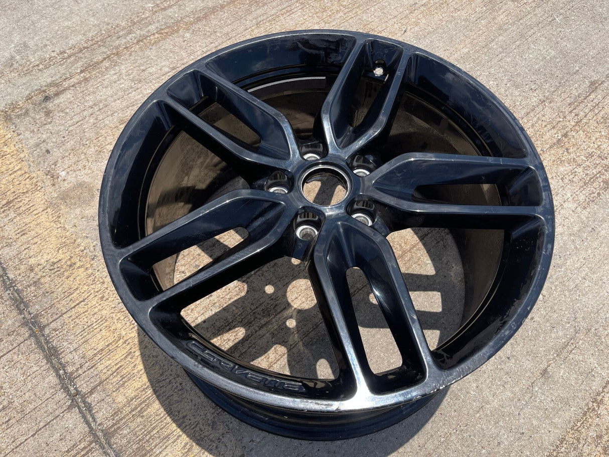 20x10 Chevy Corvette OEM wheel rim 5639 5641 black REAR 2015 2016 2017 2018 2019 Texas Truck Tire