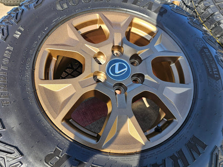 18" Lexus GX550 OEM wheels rims BRONZE Toyota Land Cruiser Tundra Sequoia NEW Texas Truck Tire