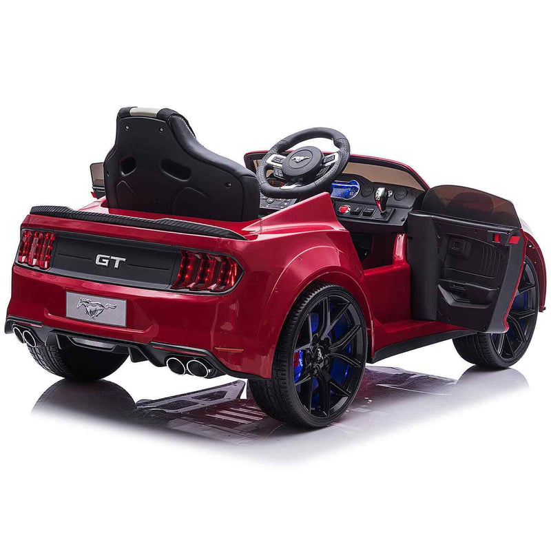 24V Children's Boys Ride-On Ford Mustang GT Custom Edition Car with Dual High-Powered Motors and Remote Control