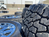18x9 18" Fuel Maverick D536 Chevy Silverado F-150 RAM wheels rims 6x139 6x135 Texas Truck Tire