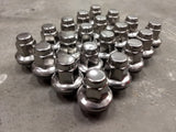 20) 14x1.5 OEM Toyota Tundra lug nuts washer polished LX570 Sequoia Land Cruiser Texas Truck Tire