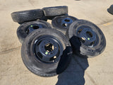 17" Dodge Ram 3500 Dually Laramie 8x200 wheels rims OEM 2703 2704 NEXEN Texas Truck Tire