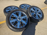 22" Toyota Tundra Sequoia OEM wheels rims 75282 Land Cruiser GX550 CAPSTONE Texas Truck Tire