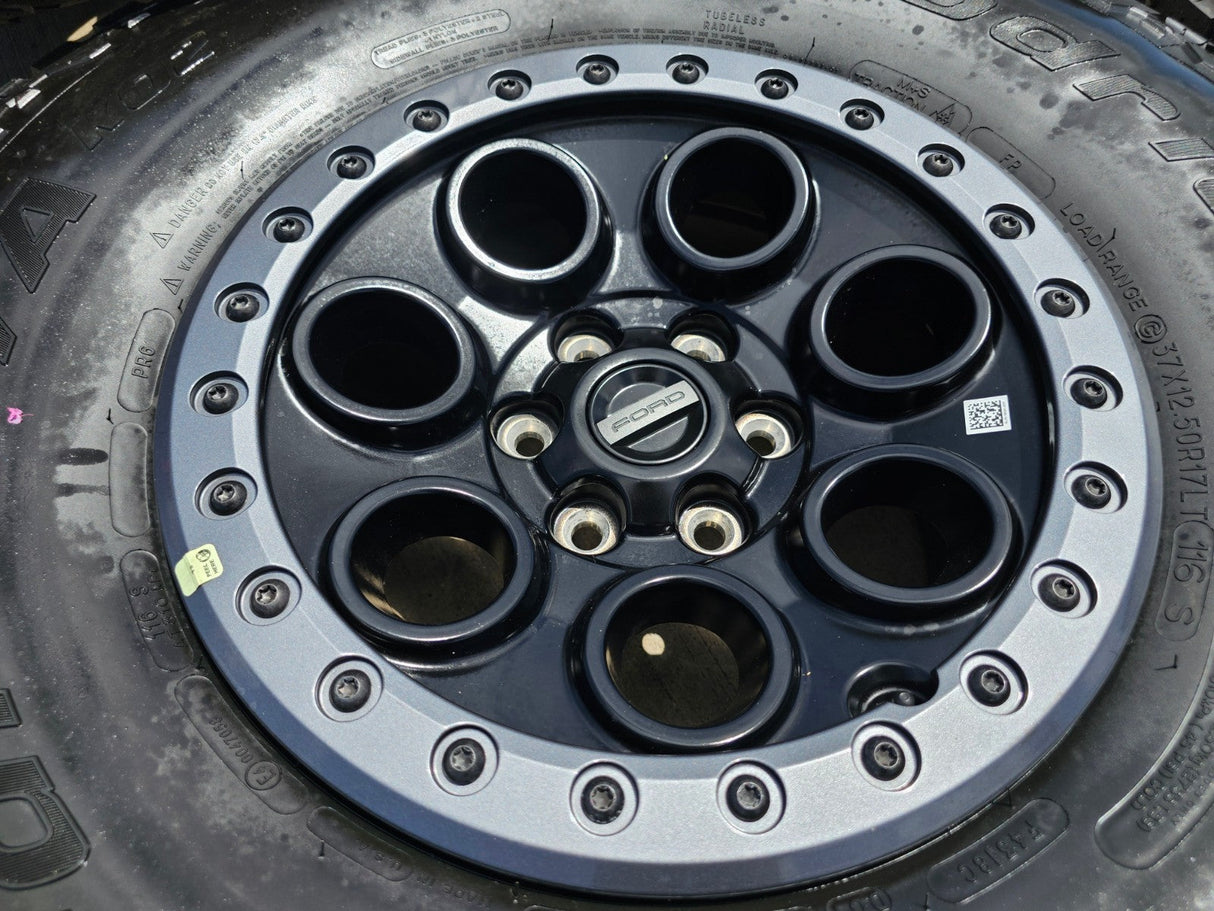 17" Ford F-150 Raptor OEM BEADLOCK 10612 rims wheels BFG KO2 37" NEW Texas Truck Tire