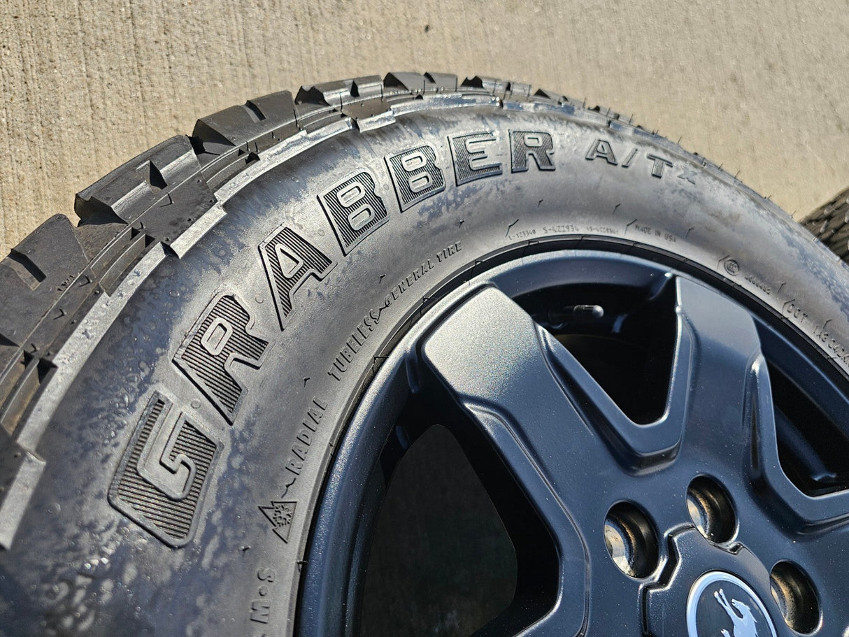 17" Ford Bronco wheels rims 95292 10383 SASQUATCH Ranger 2024 2025 GENERAL A/TX Texas Truck Tire
