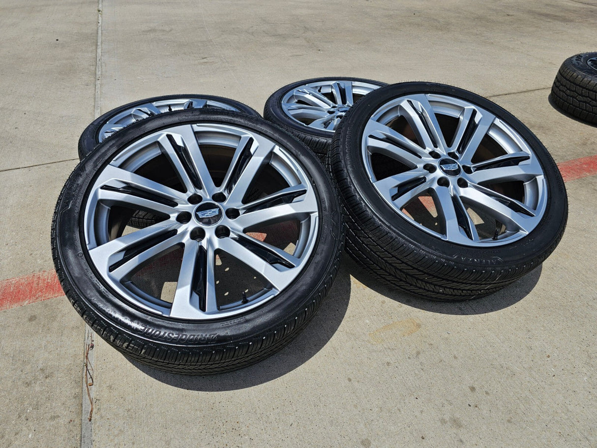 24" Cadillac Escalade V OEM wheels rims tires 2022 2023 2024 2025 2026 NEW Texas Truck Tire