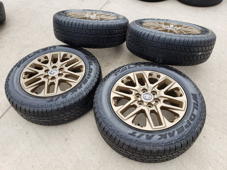 20" Toyota Tundra TRD OEM wheels rims BRONZE TSS 95295 Sequoia 2024 2025 NEW Texas Truck Tire