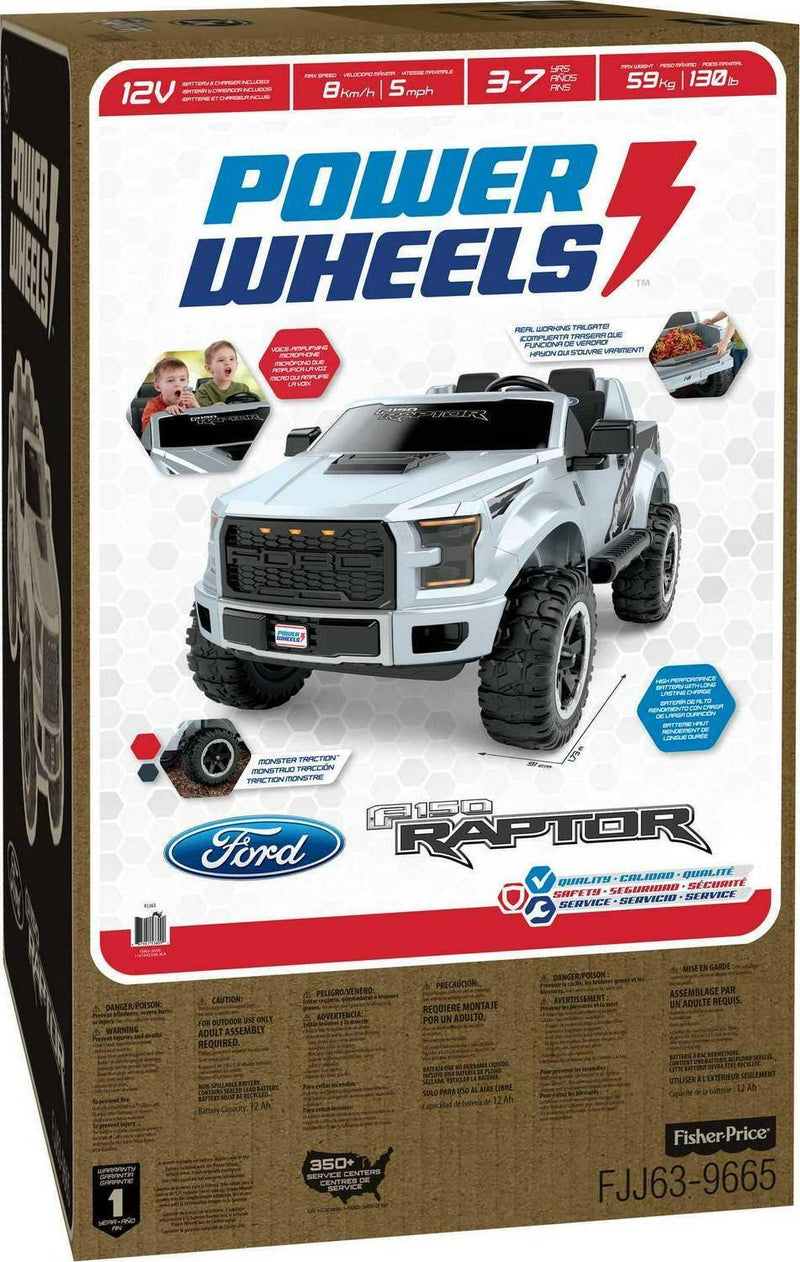 Ford F150 Raptor Extreme 12V Ride-On Truck for Kids