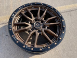 20x9 Fuel Rebel D681 Chevy Silverado RAM Tacoma wheel rim 6x139 6x5.5 Texas Truck Tire