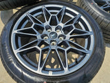 19" Ford Mustang GT Track Pack OEM 10600 10603 wheels rims 2025 2026 TPMS NEW Texas Truck Tire