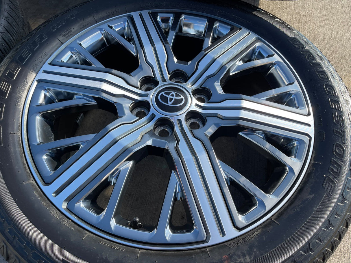 22" Toyota Tundra Sequoia OEM wheels rims 75282 Land Cruiser GX550 CAPSTONE Texas Truck Tire