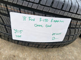 18" Ford F-150 OEM rims wheels 3915 CHROME Expedition MICHELIN NEW Texas Truck Tire